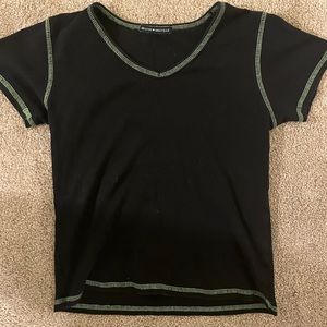 Black and green with seam showing brandy Melville top